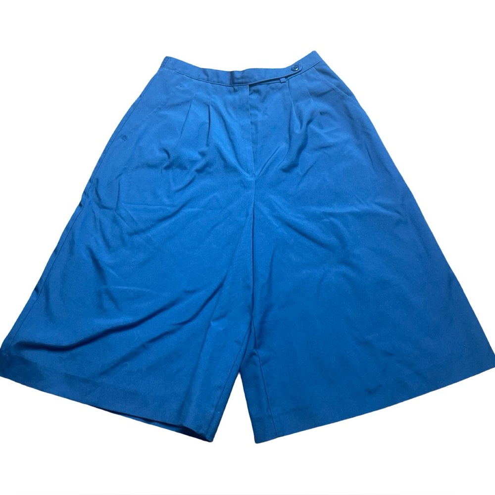 Vintage 70s / 80s Union Made Royal Blue High Waist Shorts Size 10